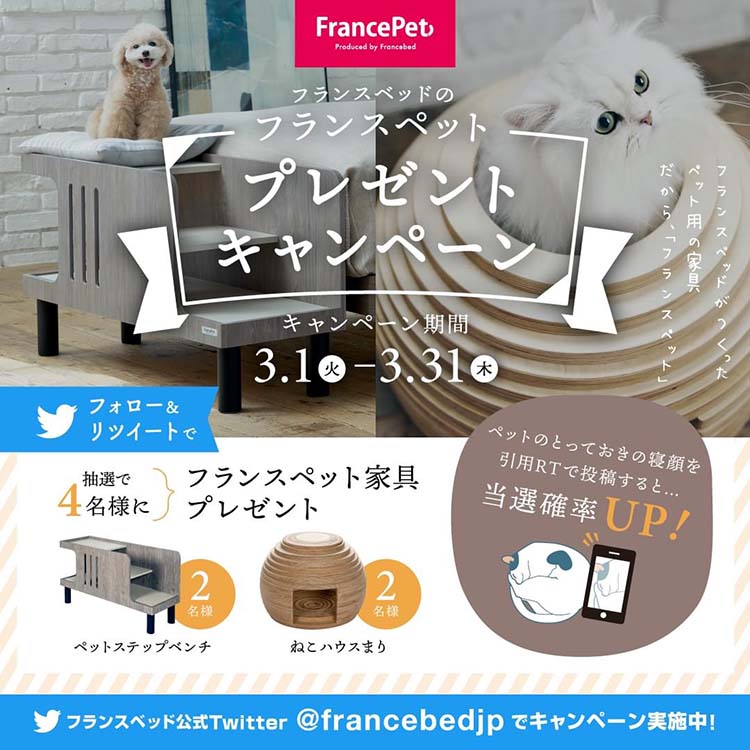 フランスペット　プレゼントキャンペーン
