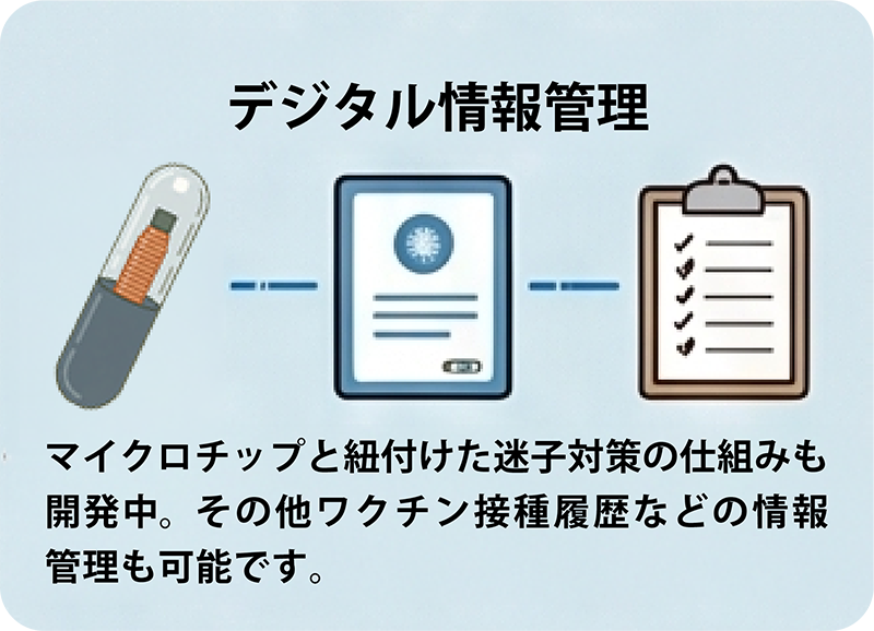 「スマホアプリで情報や健康状態を管理」の説明画像